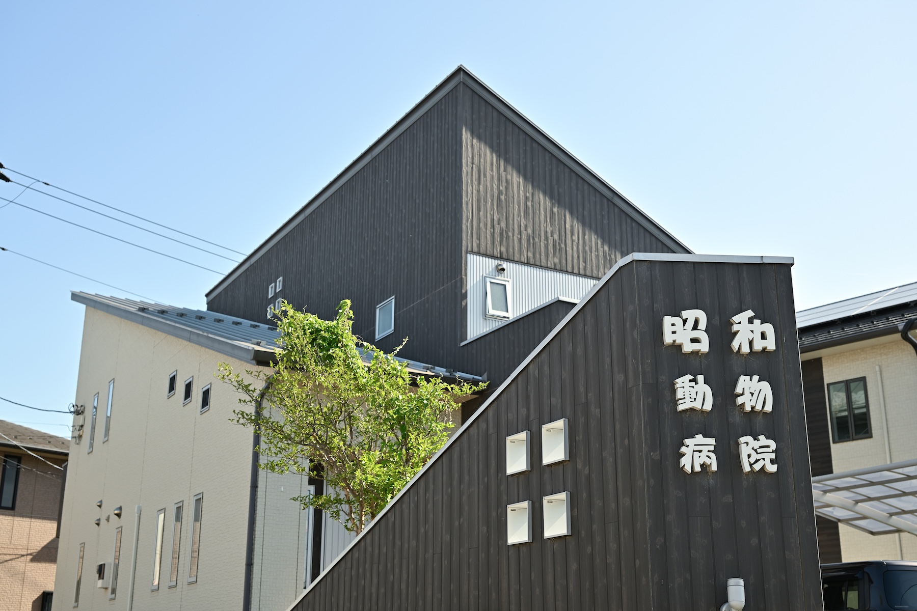 甲府市近くで日曜診療を行う昭和動物病院 外観